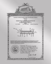 Patent Plaques Custom Wall Hanging Vintage Metal Patent Presentation Plate - 8" x 10" Silver.