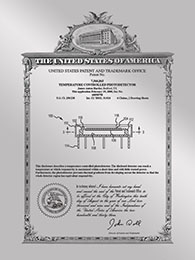 Patent Plaques Custom Wall Hanging Vintage Metal Patent Presentation Plate - 9" x 12" Silver.